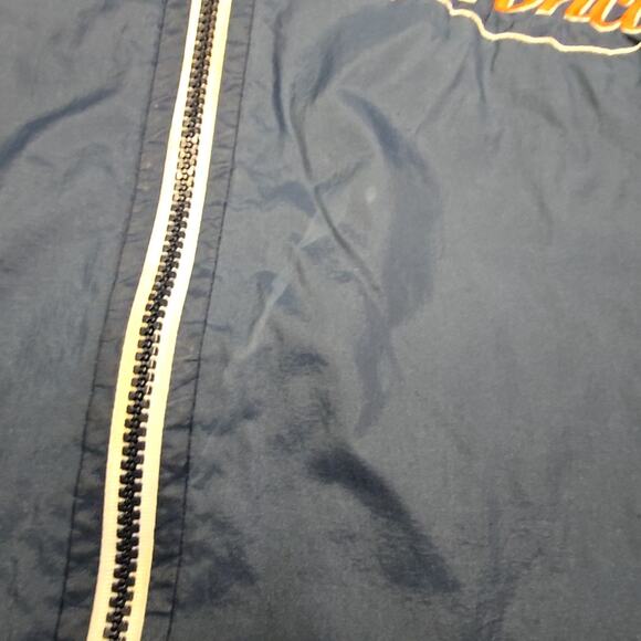 Vintage Broncos Jacket Mesh Sleeve Blue NFL Football Windbreaker Mens XL VTG 90s - Picture 5 of 16